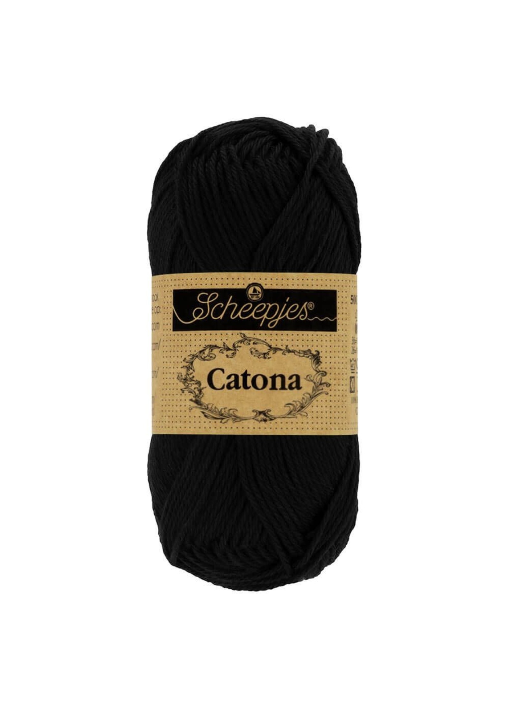 Scheepjes Scheepjes Catona 50gr - 110 Jet Black