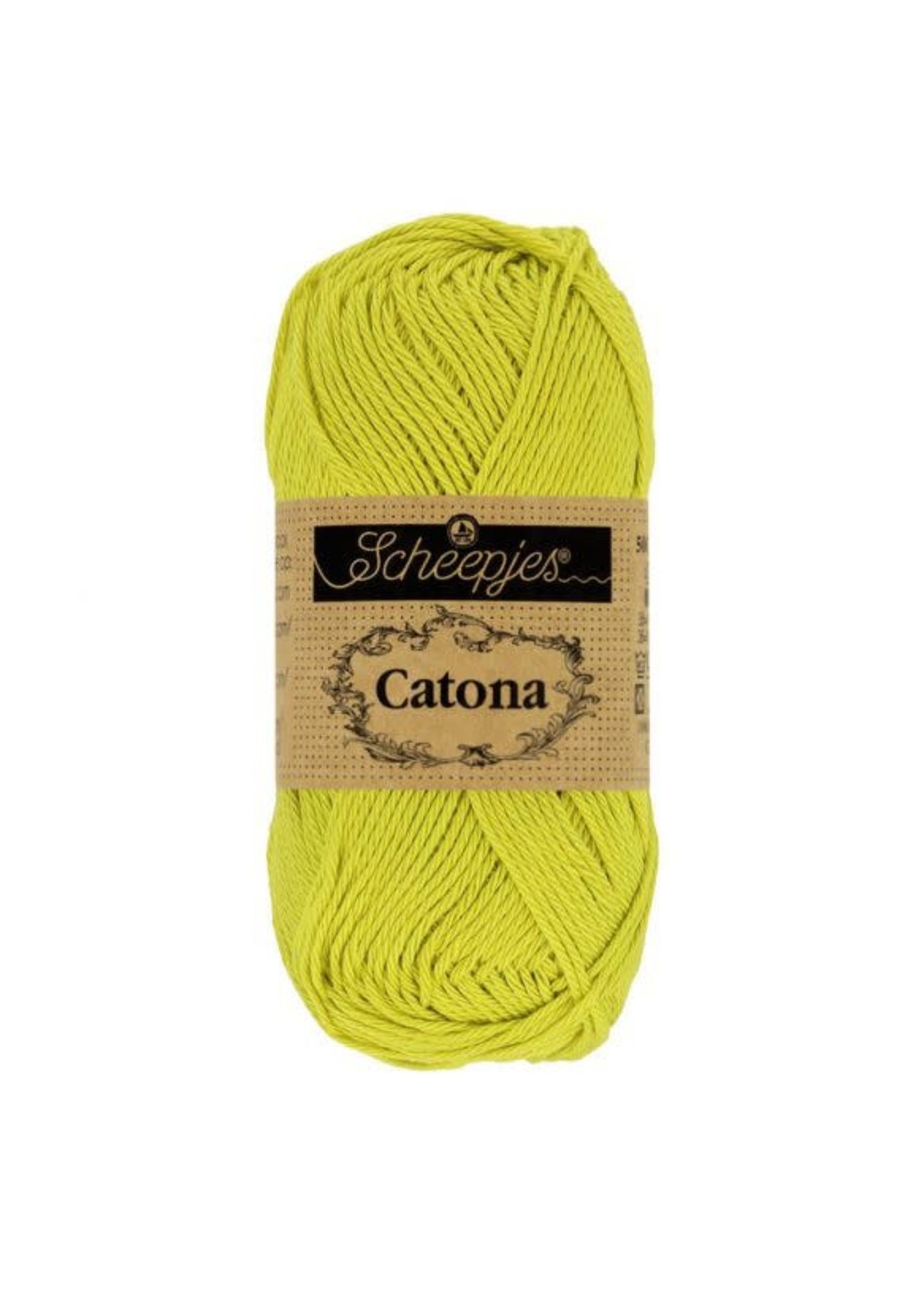 Scheepjes Scheepjes Catona 50gr - 245 Green Yellow