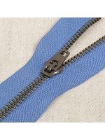 Metalen rits - Niet-deelbaar - Jeansblauw, kleur 557