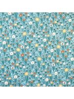 Katia Fabrics Retro Flowers - Katoenen Poplin