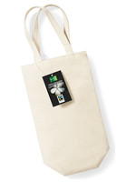 Cotton Bottle Bag - Natural - Fairtrade