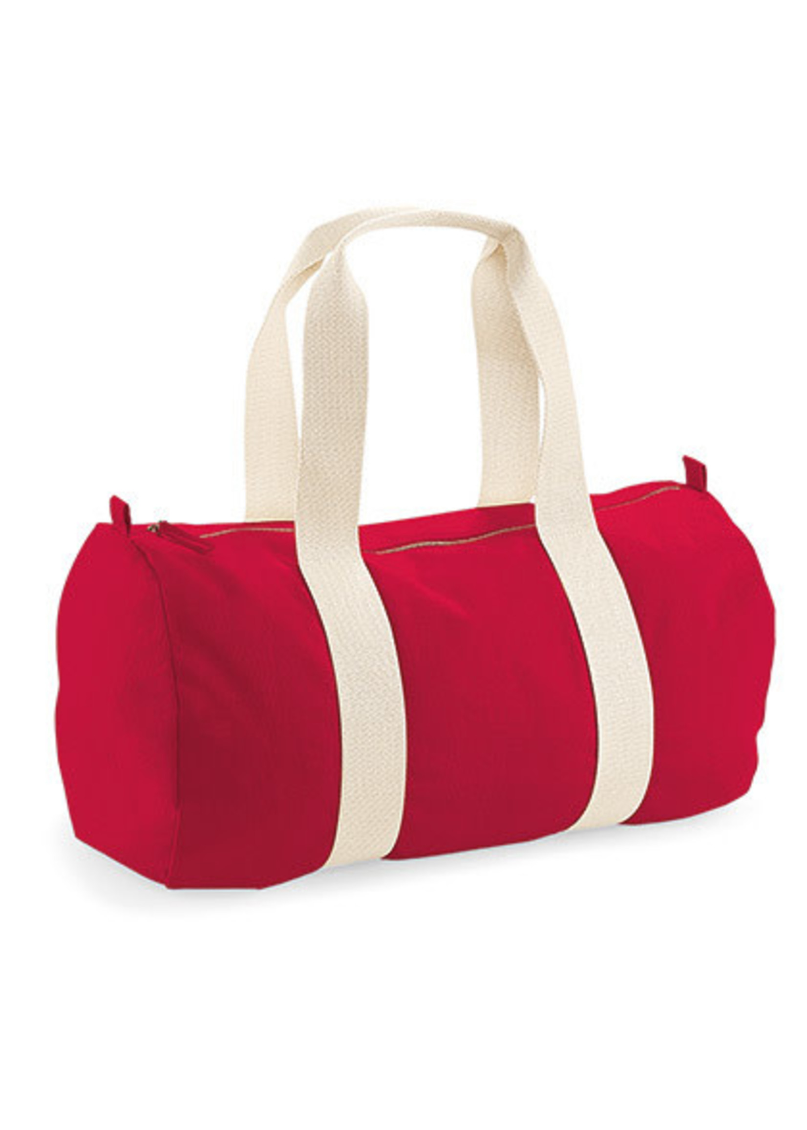 Organic Barrel Bag - Red