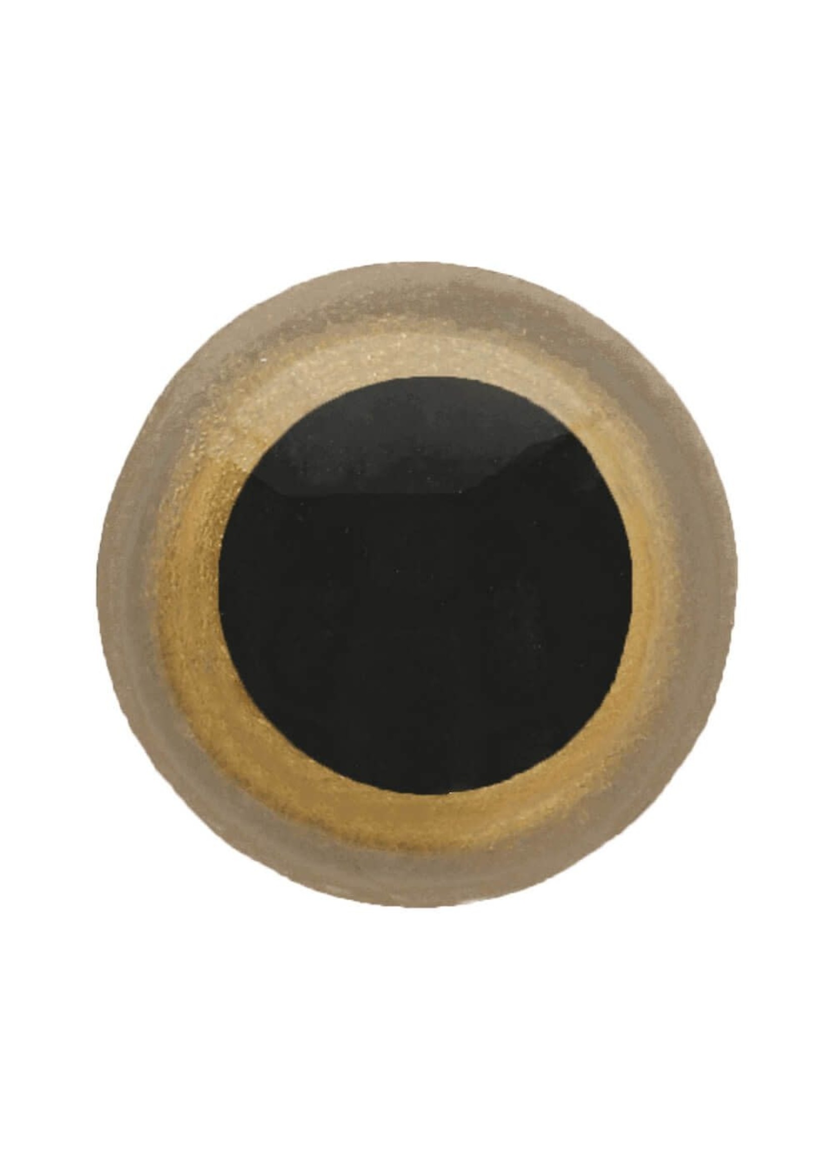 Veiligheidsogen - Tweekleurig Goud-Zwart - 8mm - per 4