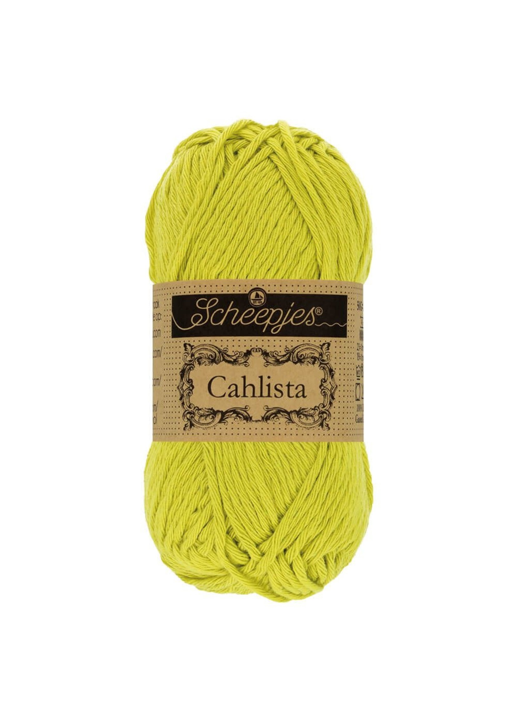 Scheepjes Cahlista 50gr - 245 Green Yellow