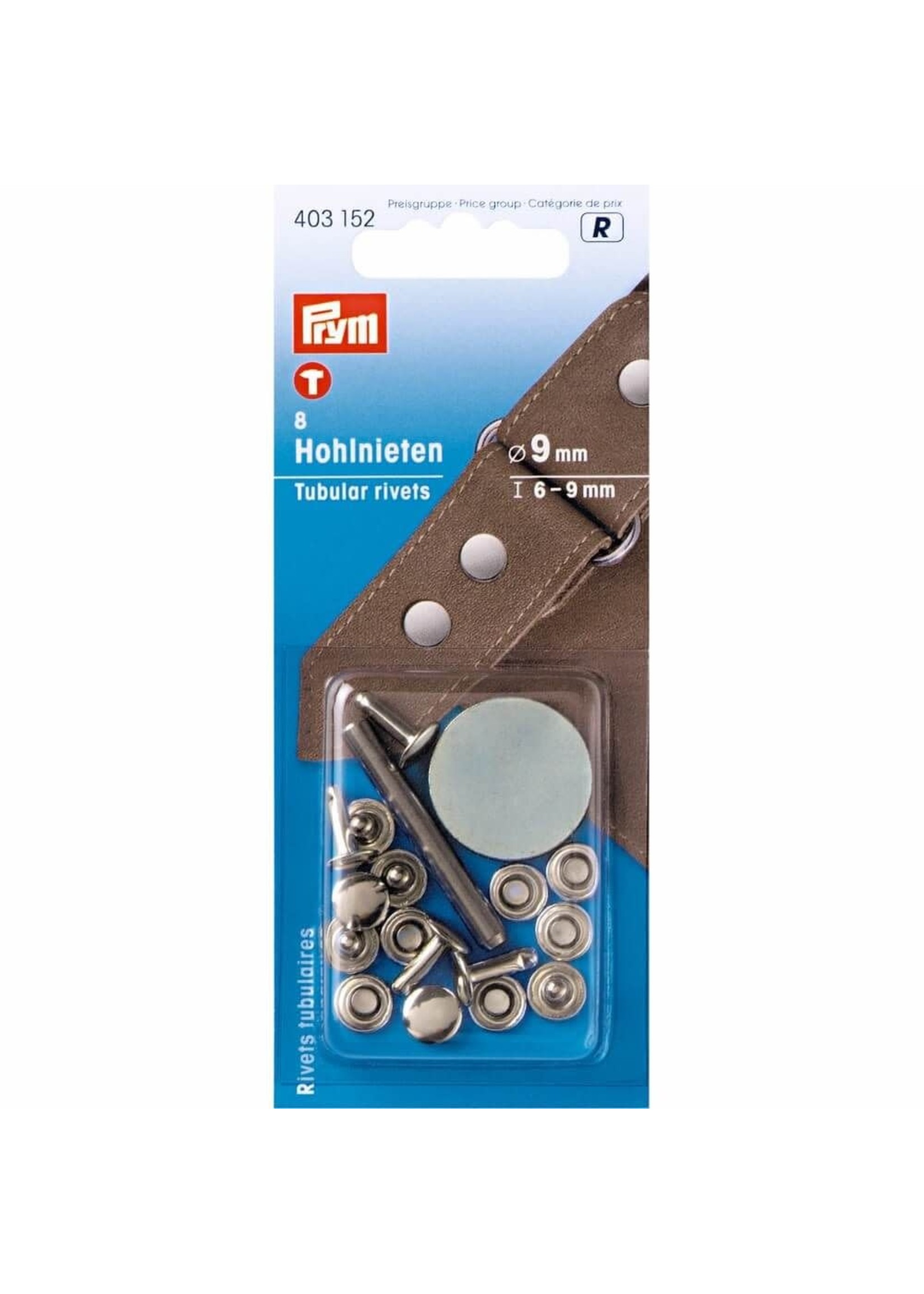 Prym Holle Nieten 9mm - 8 stuks