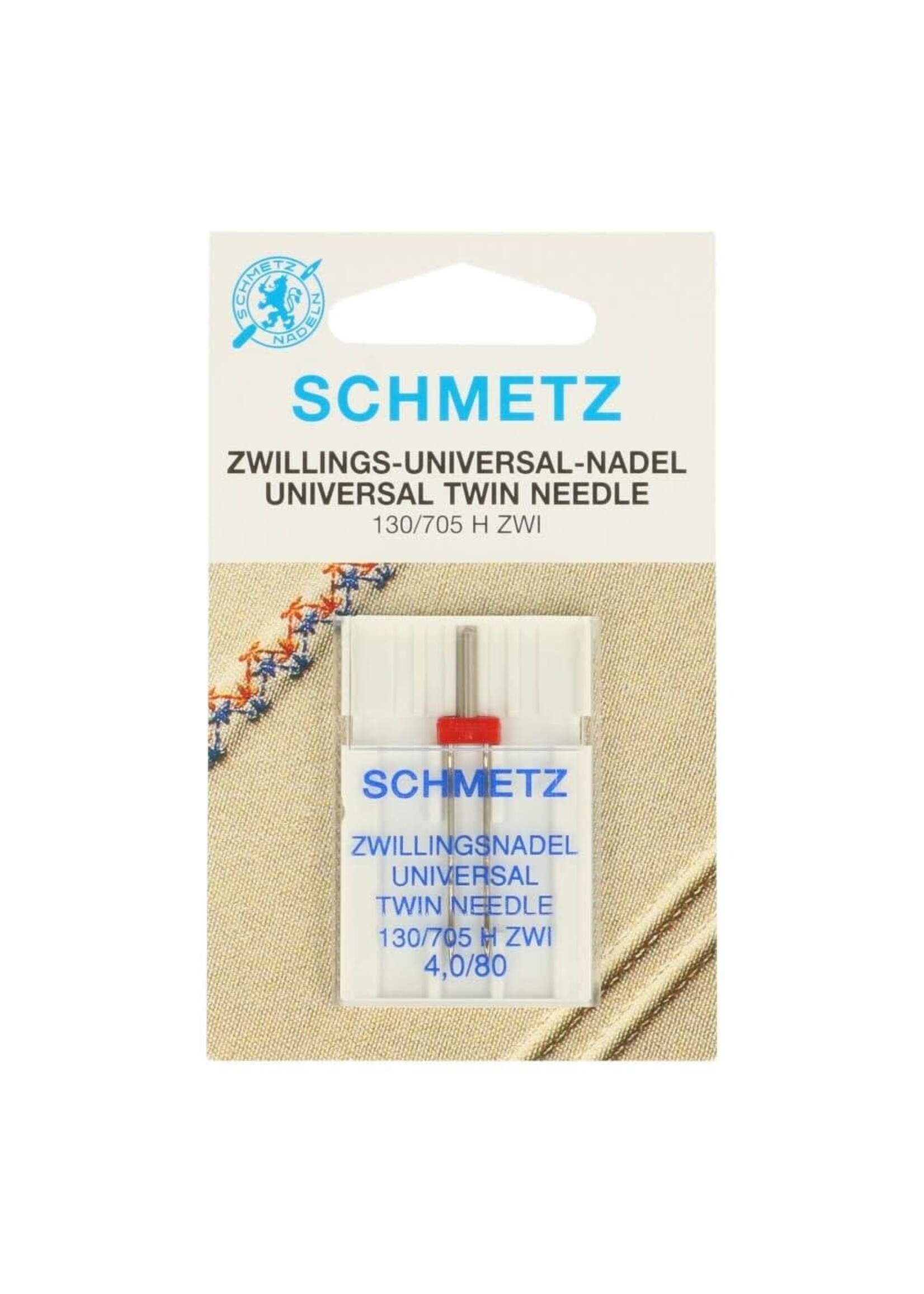 Schmetz Schmetz Universal Tweeling 1 Naald 4.0 - 80