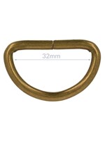 D-Ringen 32mm - Brons - per 2