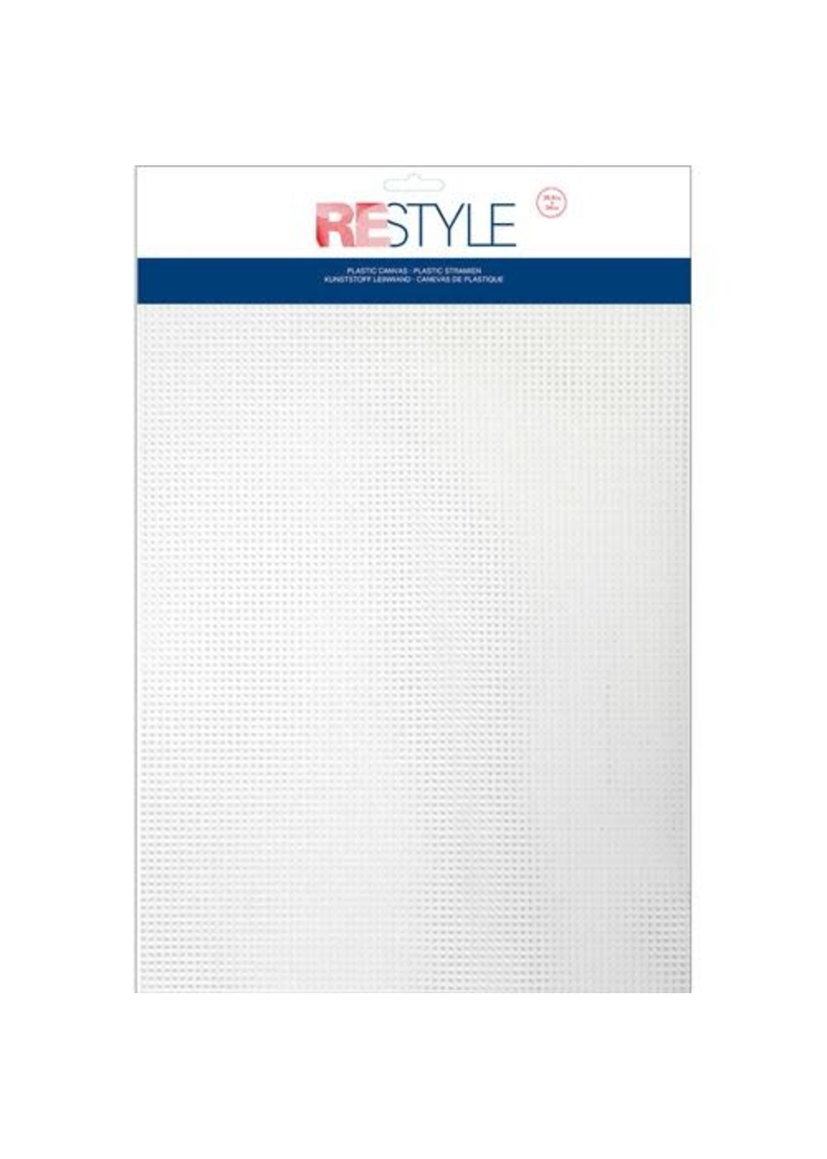 Restyle Plastic stramien 26,5 x 34cm - 3 stuks