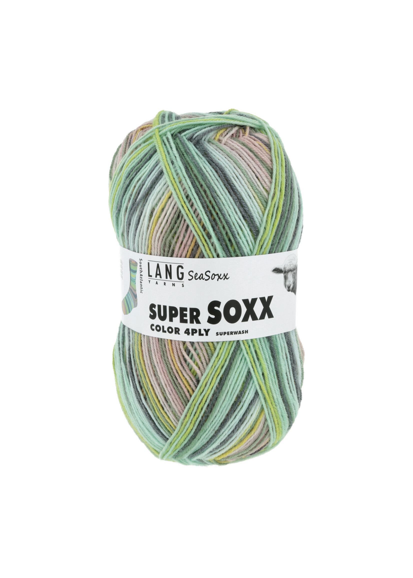 LangYarns Super Soxx Color 4-ply - 0417 SeaSoxx South Atlantic