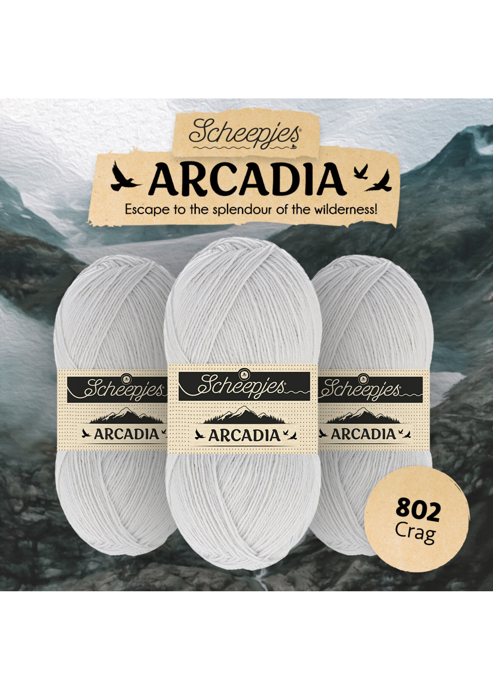 Scheepjes Arcadia 100g - 802 Crag