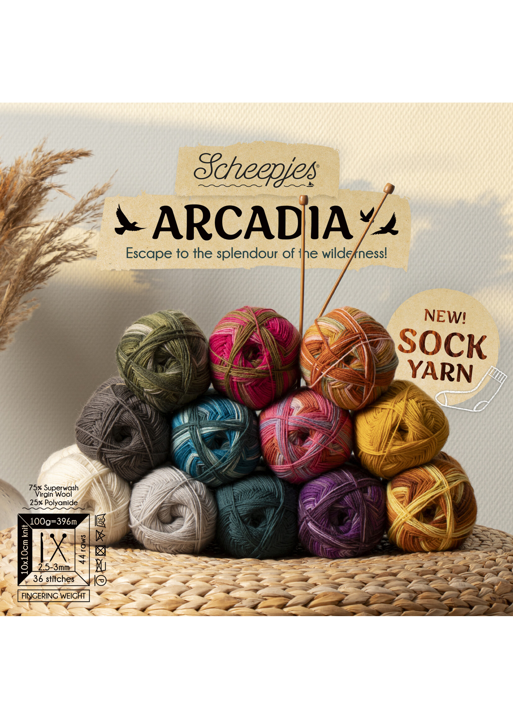 Scheepjes Arcadia 100g - 901 Erica