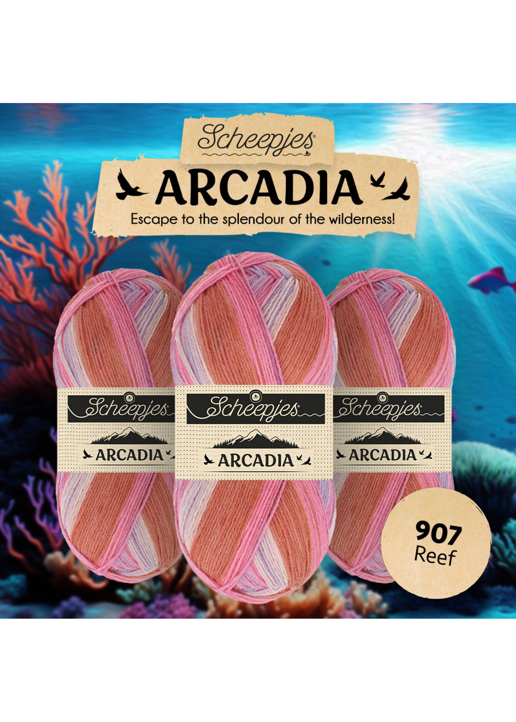 Scheepjes Arcadia 100g - 907 Reef