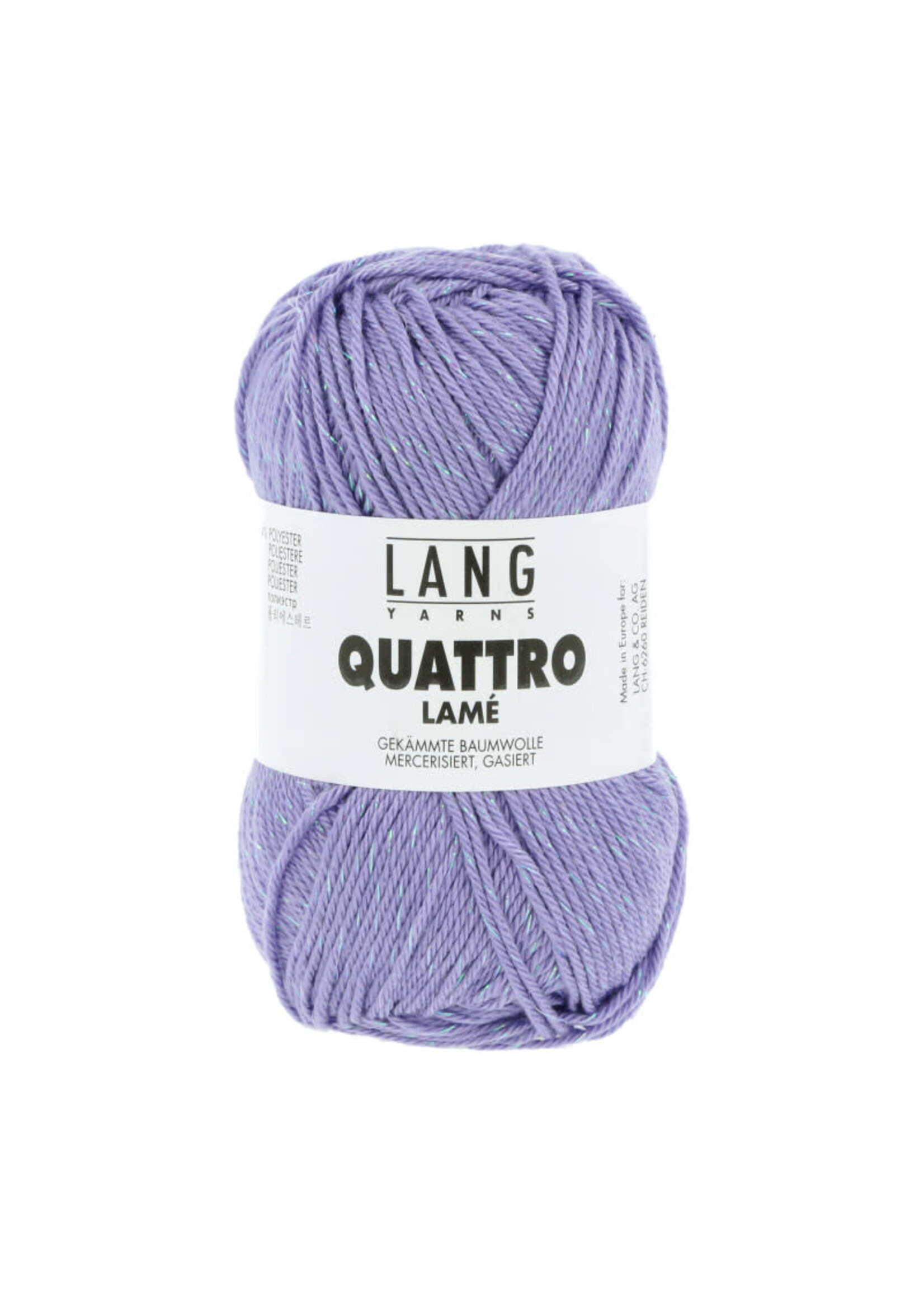 LangYarns Quattro Lamé - 0007 Lila