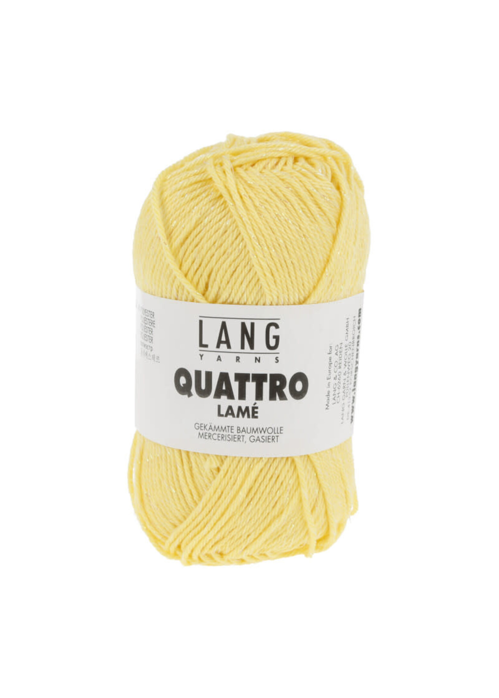 LangYarns Quattro Lamé - 0013 Geel