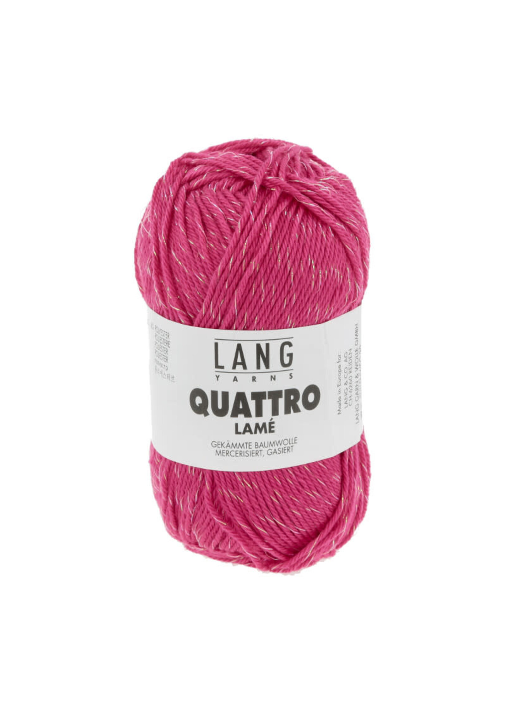LangYarns Quattro Lamé - 0065 Rose