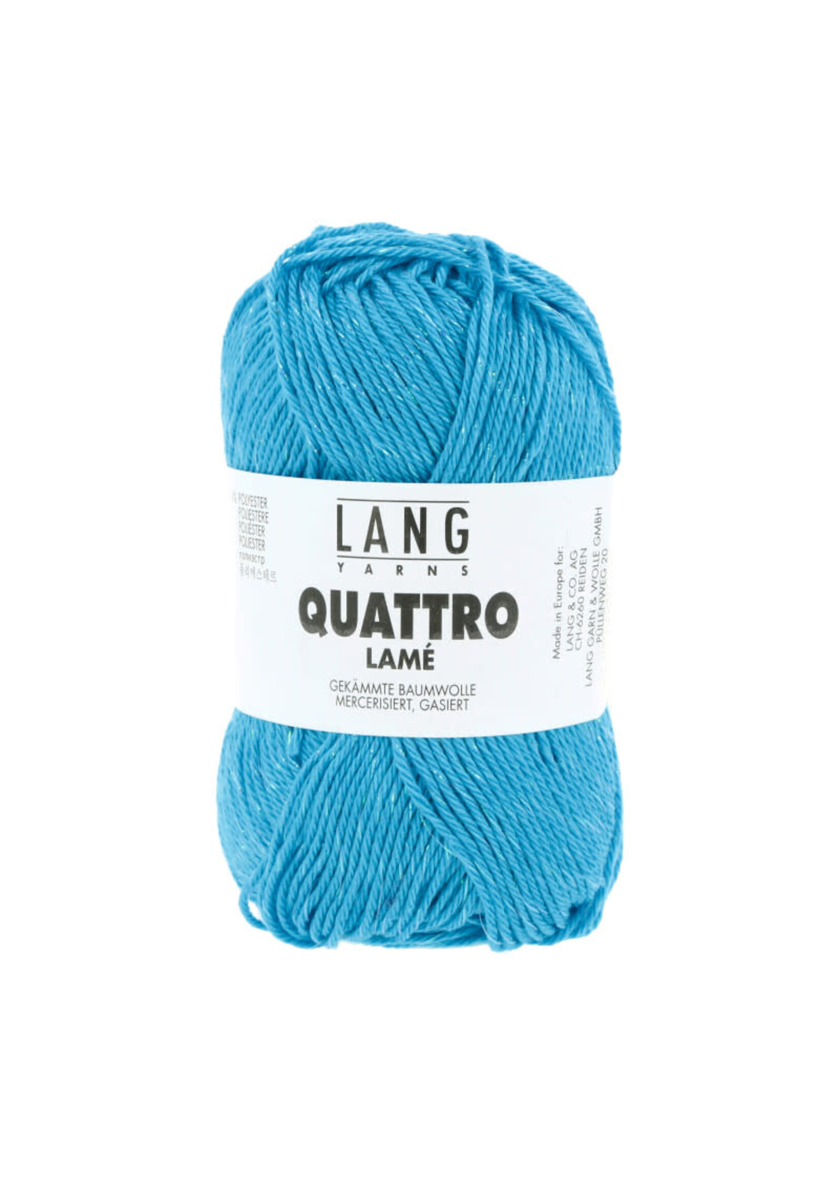 LangYarns Quattro Lamé - 0079 Turquoise