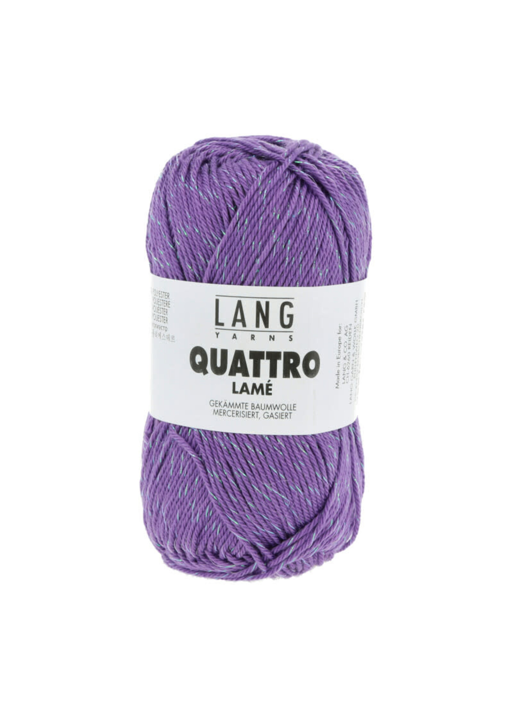 LangYarns Quattro Lamé - 0146 Middenviolet