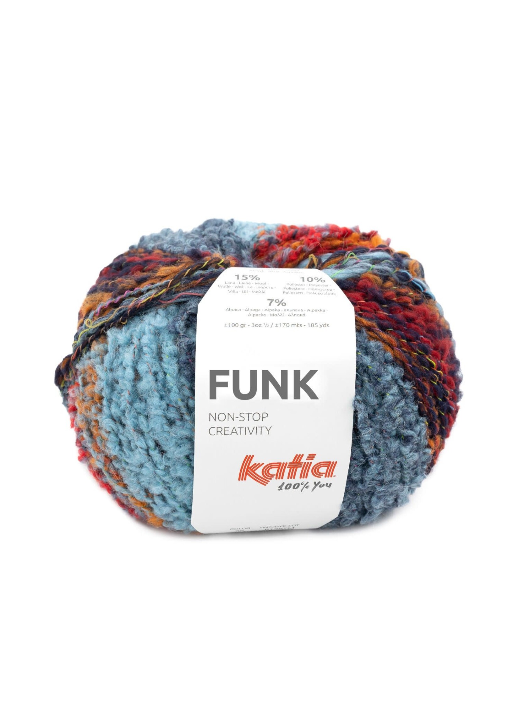 Katia Funk - 0075 Blauw/oranje