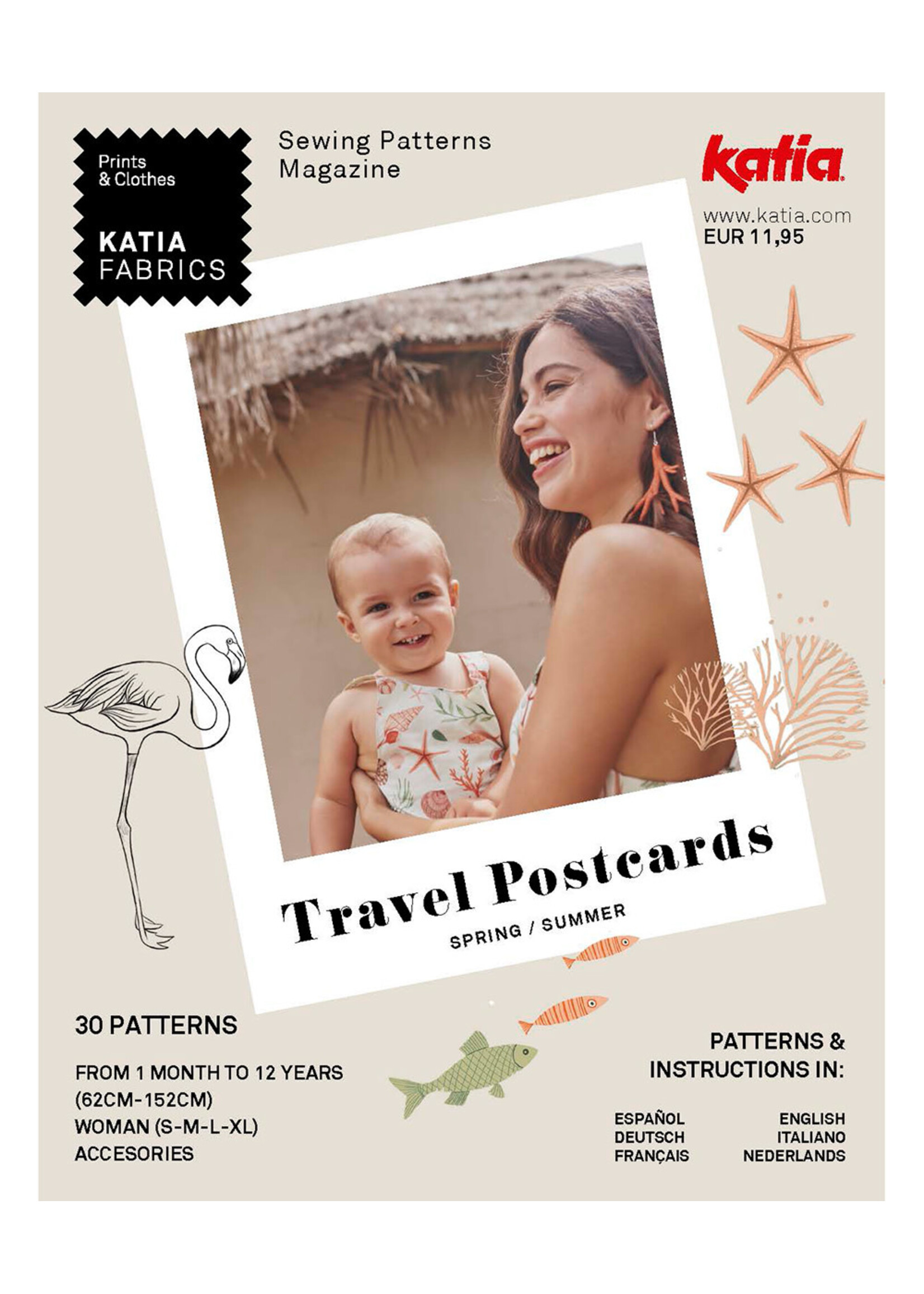 Katia Fabrics Travel Postcards Lente/Zomer 2024