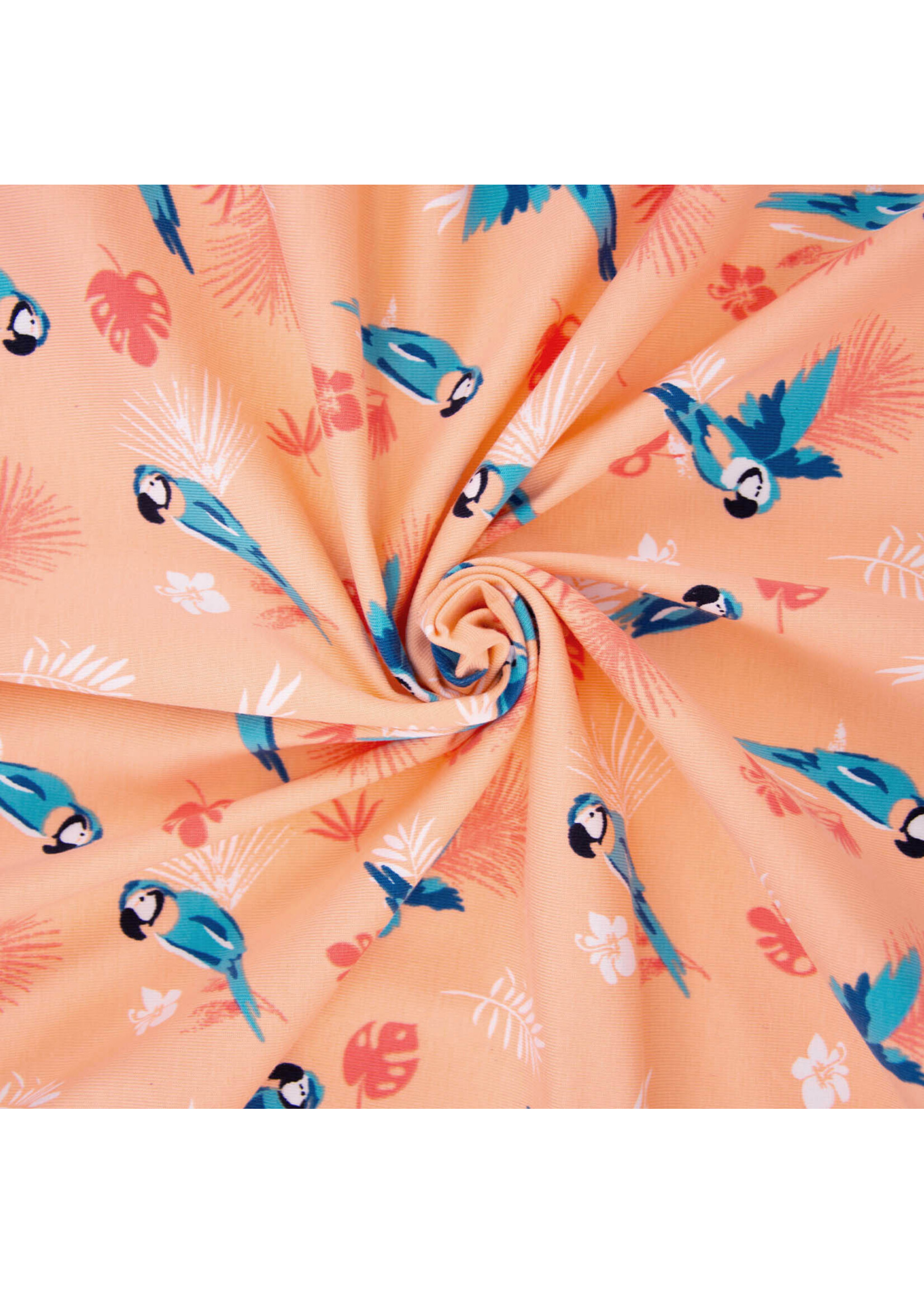 Katia Fabrics Jersey - Surf Parrots