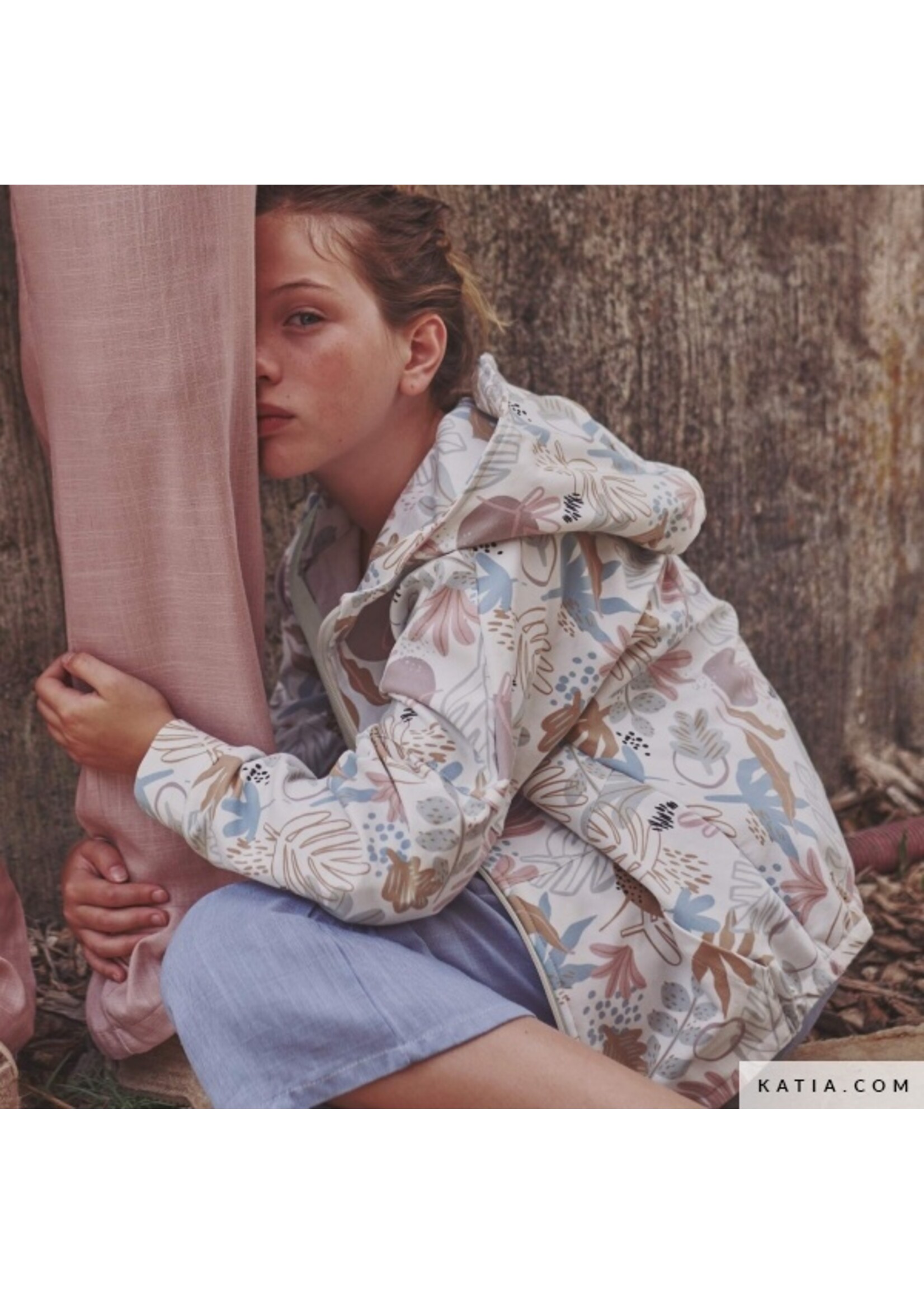 Katia Fabrics Summer Sweat Fleece - Rustic Foliage