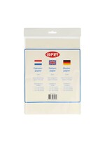 Opry Patroonpapier 3m2 transparant