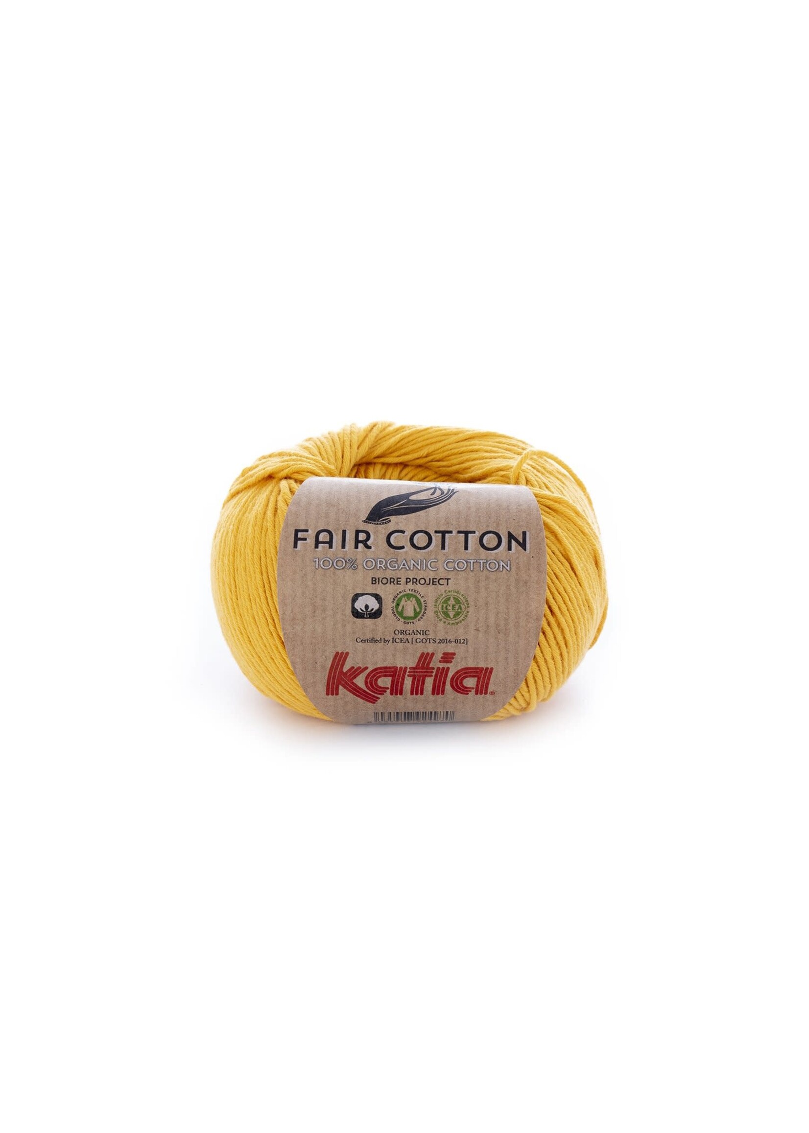 Katia Fair Cotton 20 - Geel