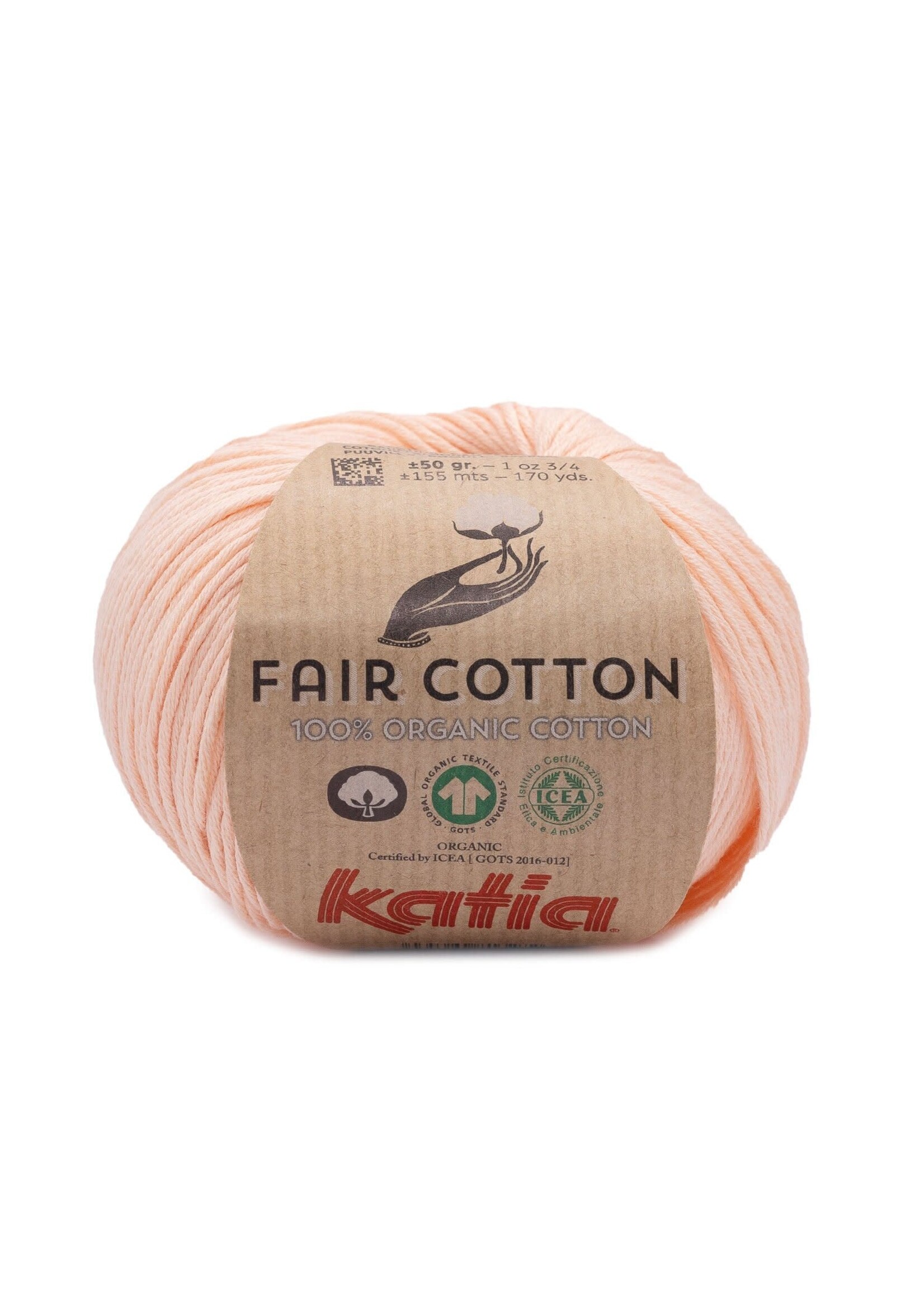 Katia Fair Cotton 55 - Licht zalmroze