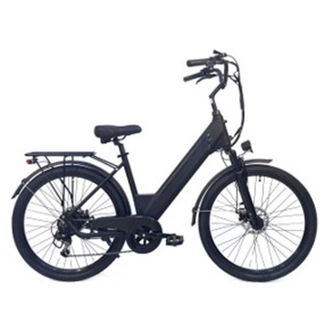 Ostrichoo BC15 Electrische stadsfiets - Zwart Frame