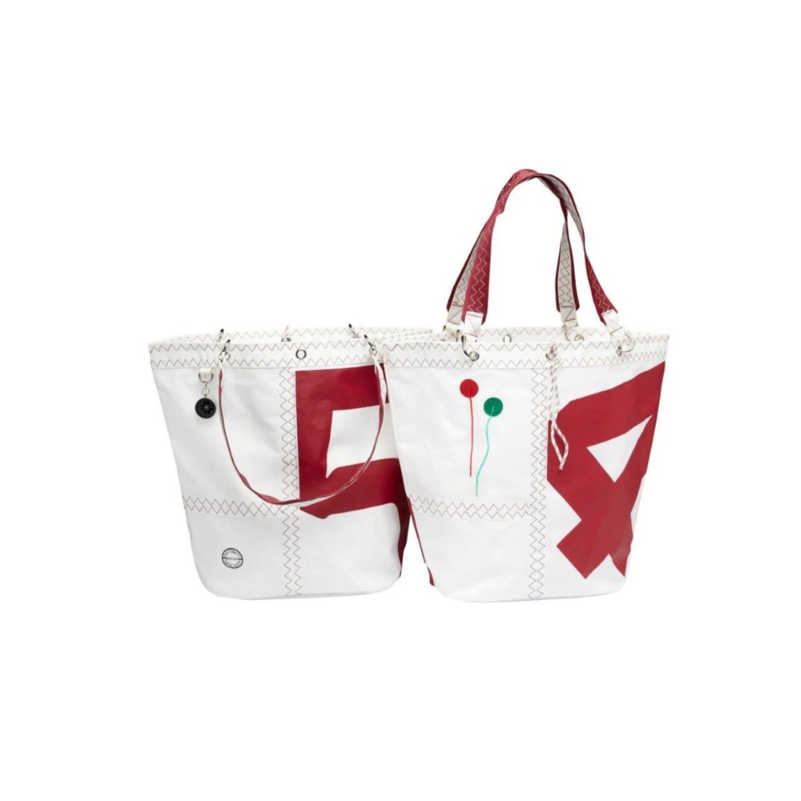 Trend Marine Sailcloth shopping bag Sea Girl red