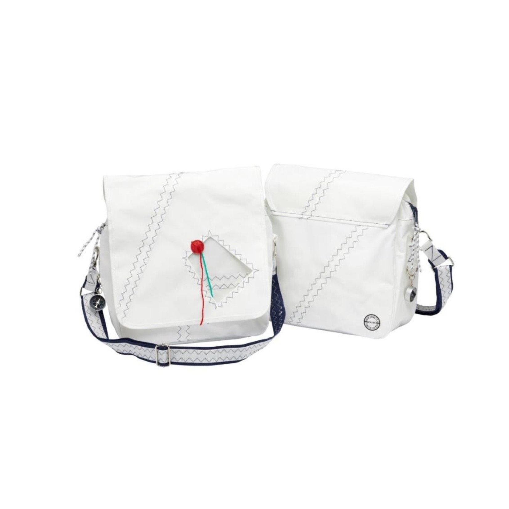 Trend Marine Sailcloth shoulder bag documents Sea Dream navy