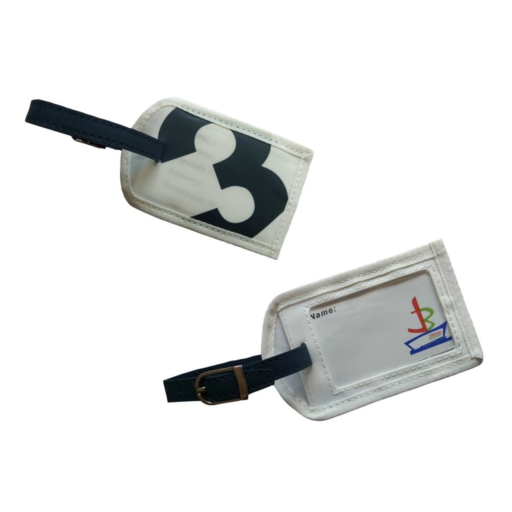 Trend Marine Sailcloth luggage tag Sea Label navy