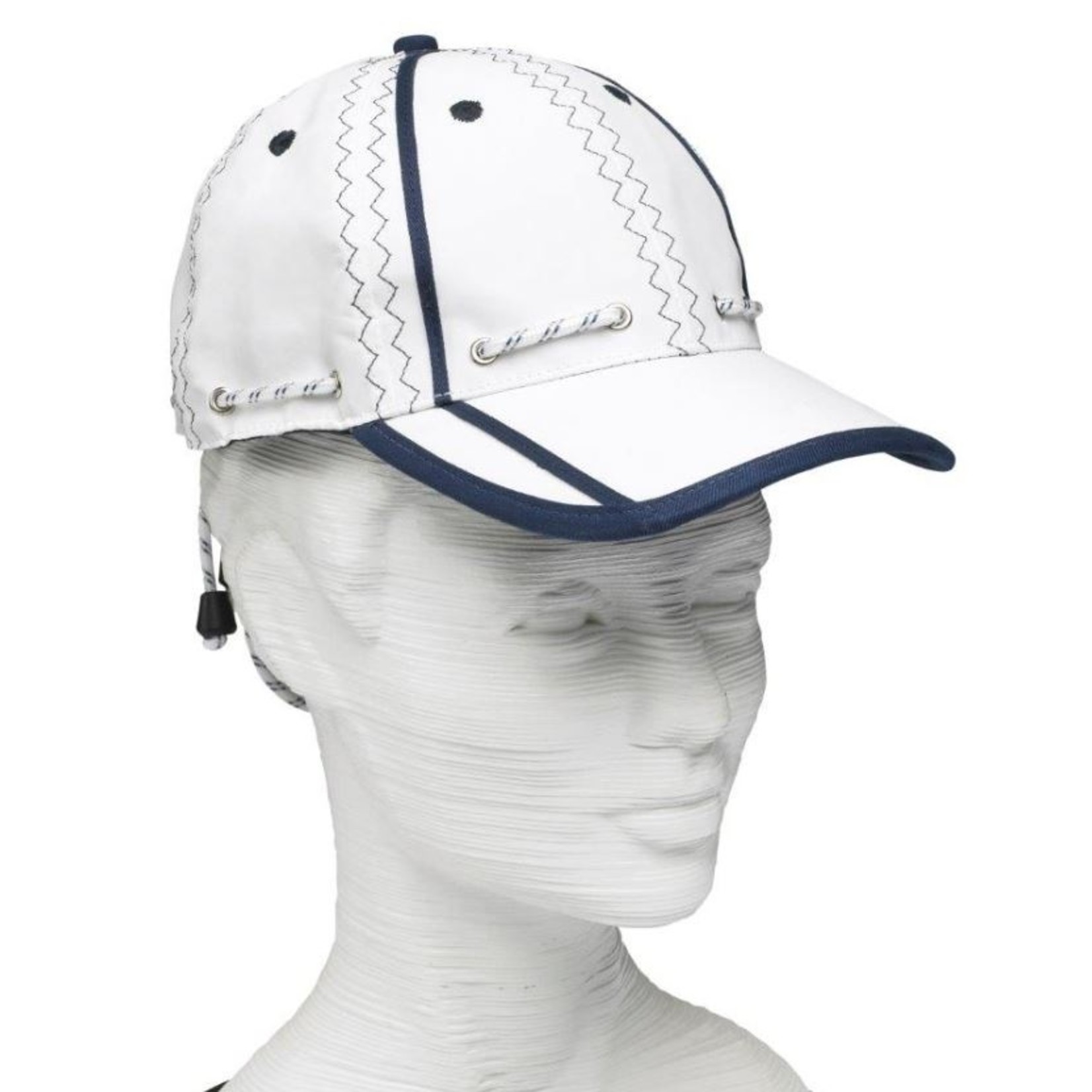 Trend Marine Sailcloth sailing cap with clamp Sea Baseball cap navy