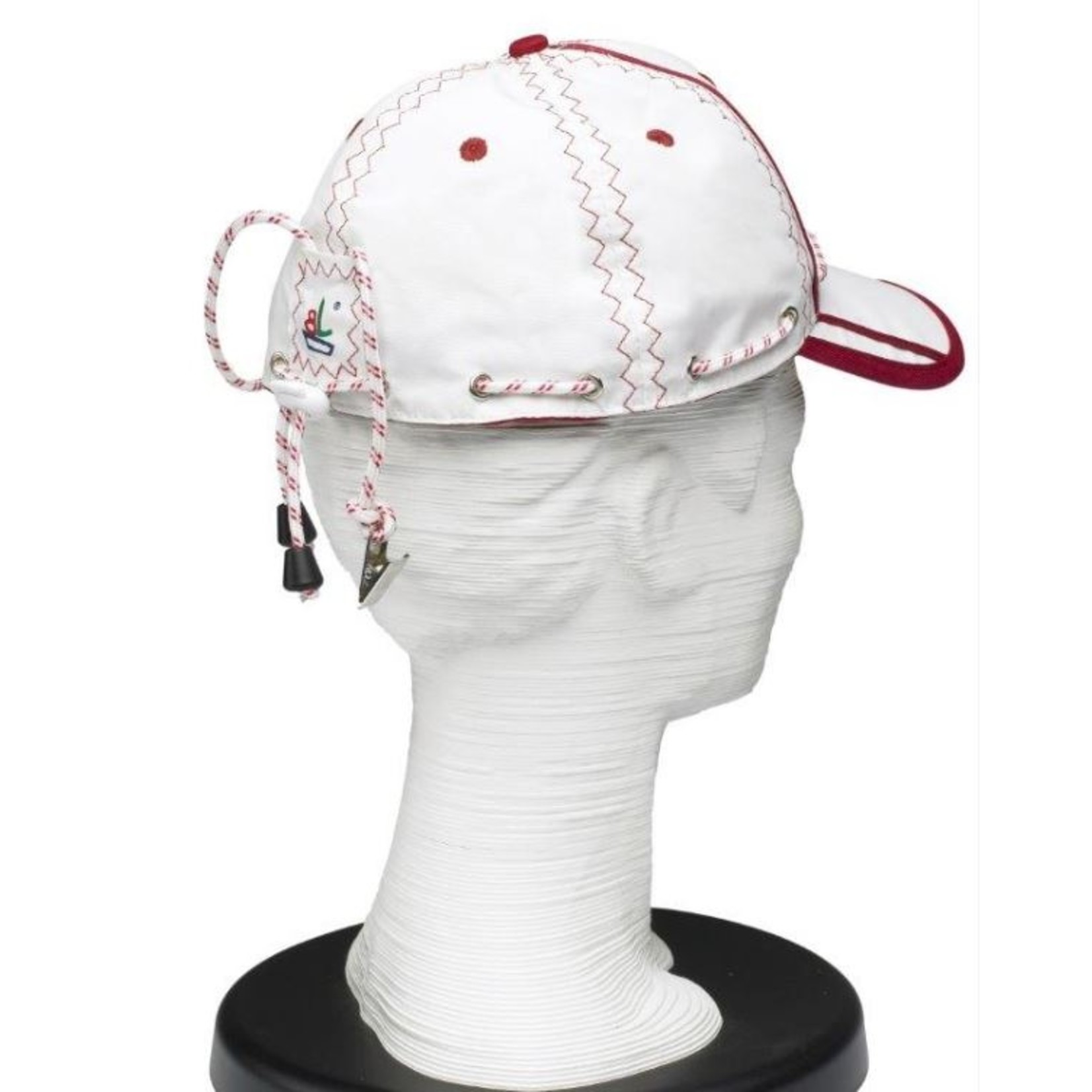 Trend Marine Sailcloth sailing cap with clamp Sea Baseball cap red