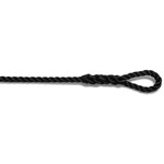 U-Rope Fenderline eyesplice 10cm. 8mm x 2m. black pair