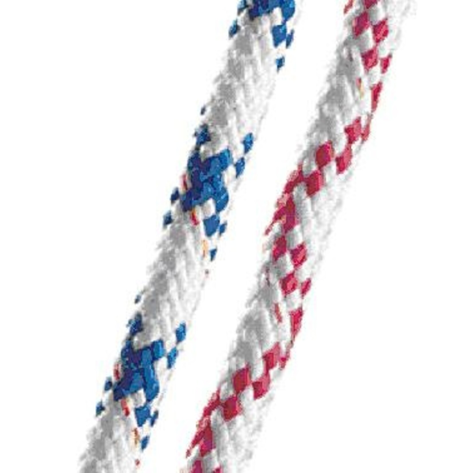 U-Rope Dyneema economy 3mm. white/red