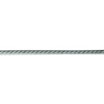 U-Rope Stainless steelwire 316 1x7 compact 2.5mm