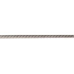 U-Rope Stainless steelwire 316 1x19 compact 6mm