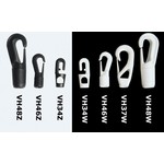 U-Rope Shockcord hook 4mm. black