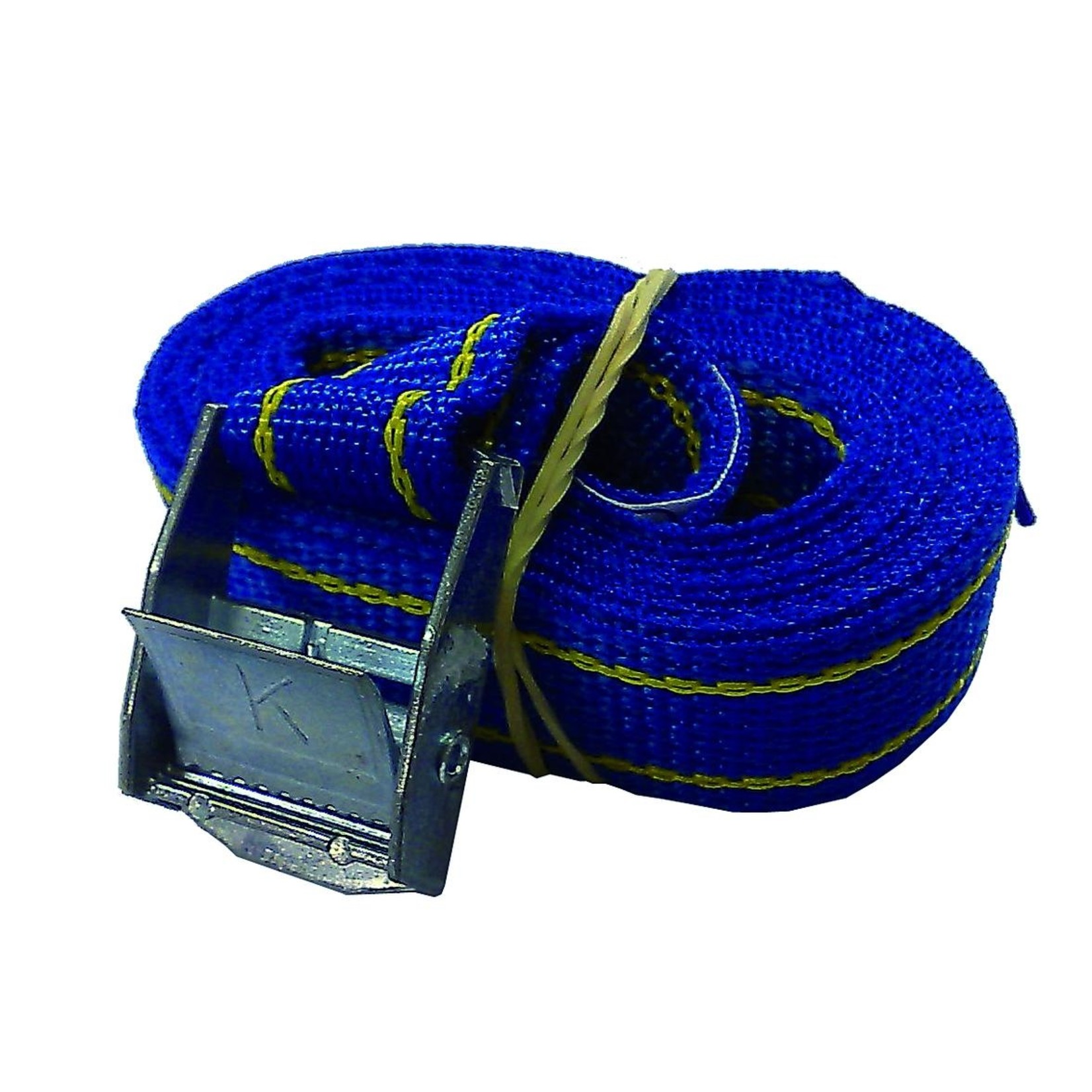 U-Rope General purpose strap with snap buckle. 25mm x 4.5m. blue