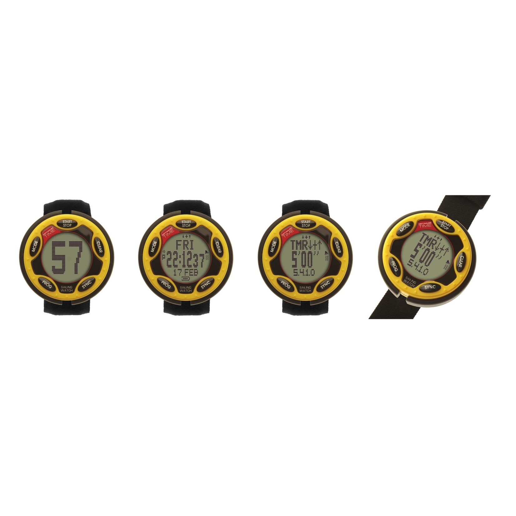 Optimum Time Optimum Sailing Watch yellow1455R USB