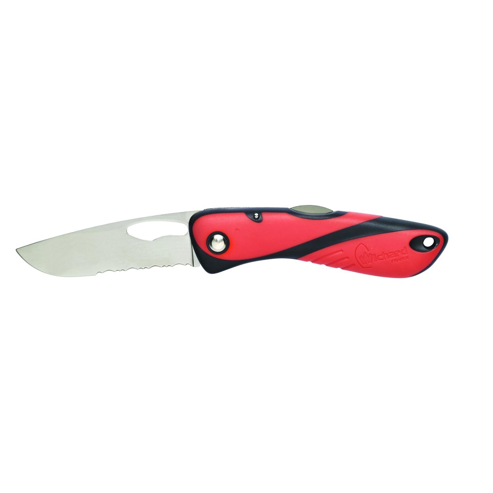 Wichard Offshore knife - Single serrated blade - Orange