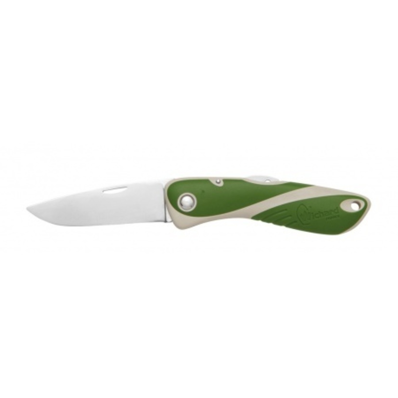 Wichard Aquaterra biosourced knife - Single plain blade - Green