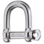 Wichard Self-locking D shackle - Dia 5 mm