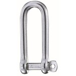 Wichard Captive pin long D shackle - Dia 4 mm