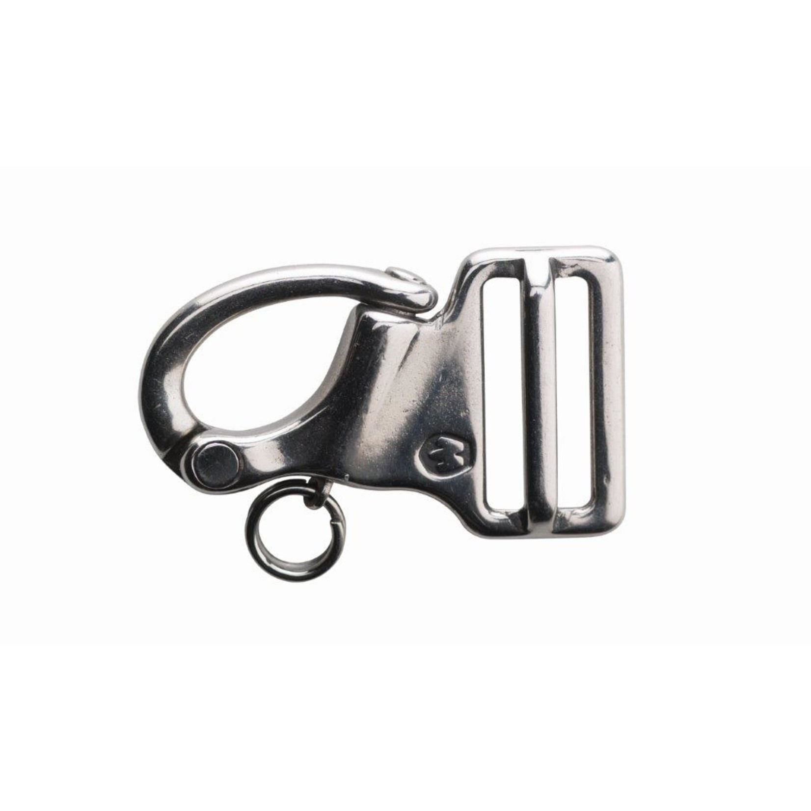 Wichard Snap hook with fixed eye - For 20 mm webbing - Length: 44 mm