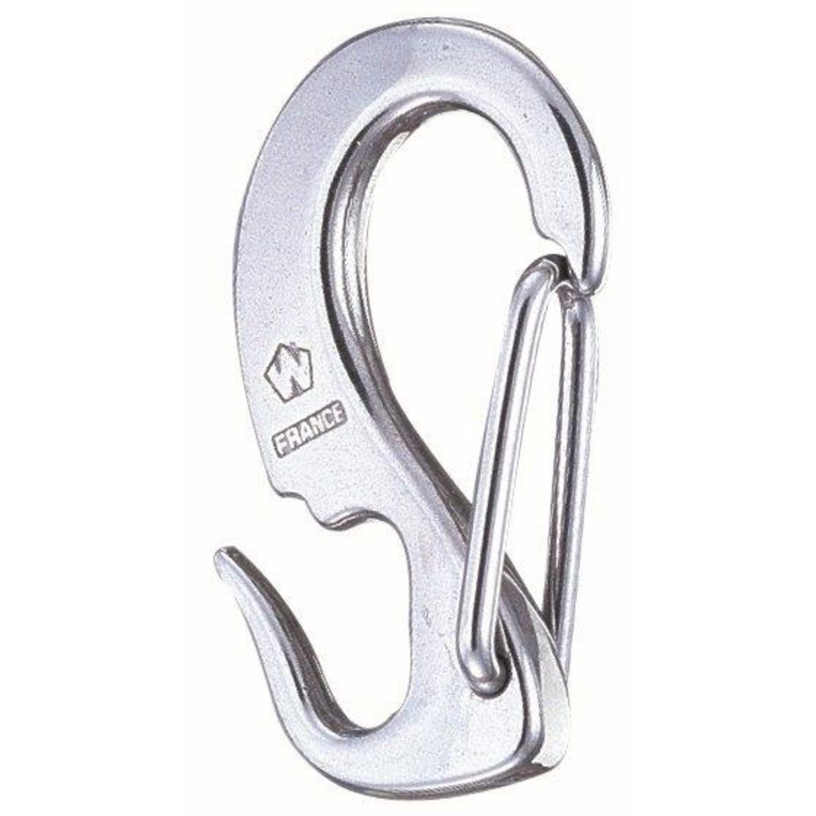 Wichard Stainless steel one hand sail snap - Length: 55 mm