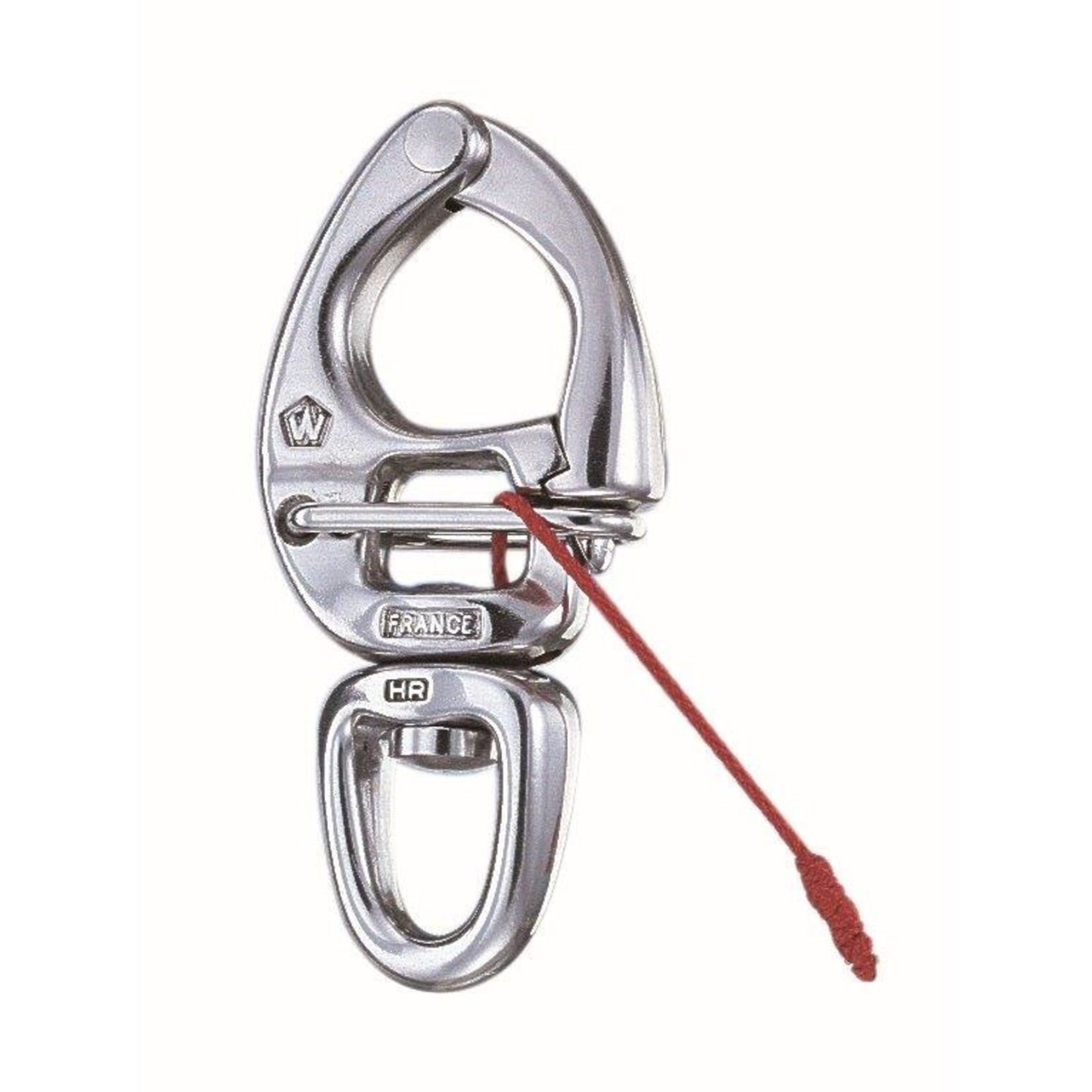 Wichard HR quick release snap shackle - With swivel eye - Length: 80 mm