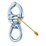 Wichard HR quick release snap shackle - With large bail - Length:145 mm