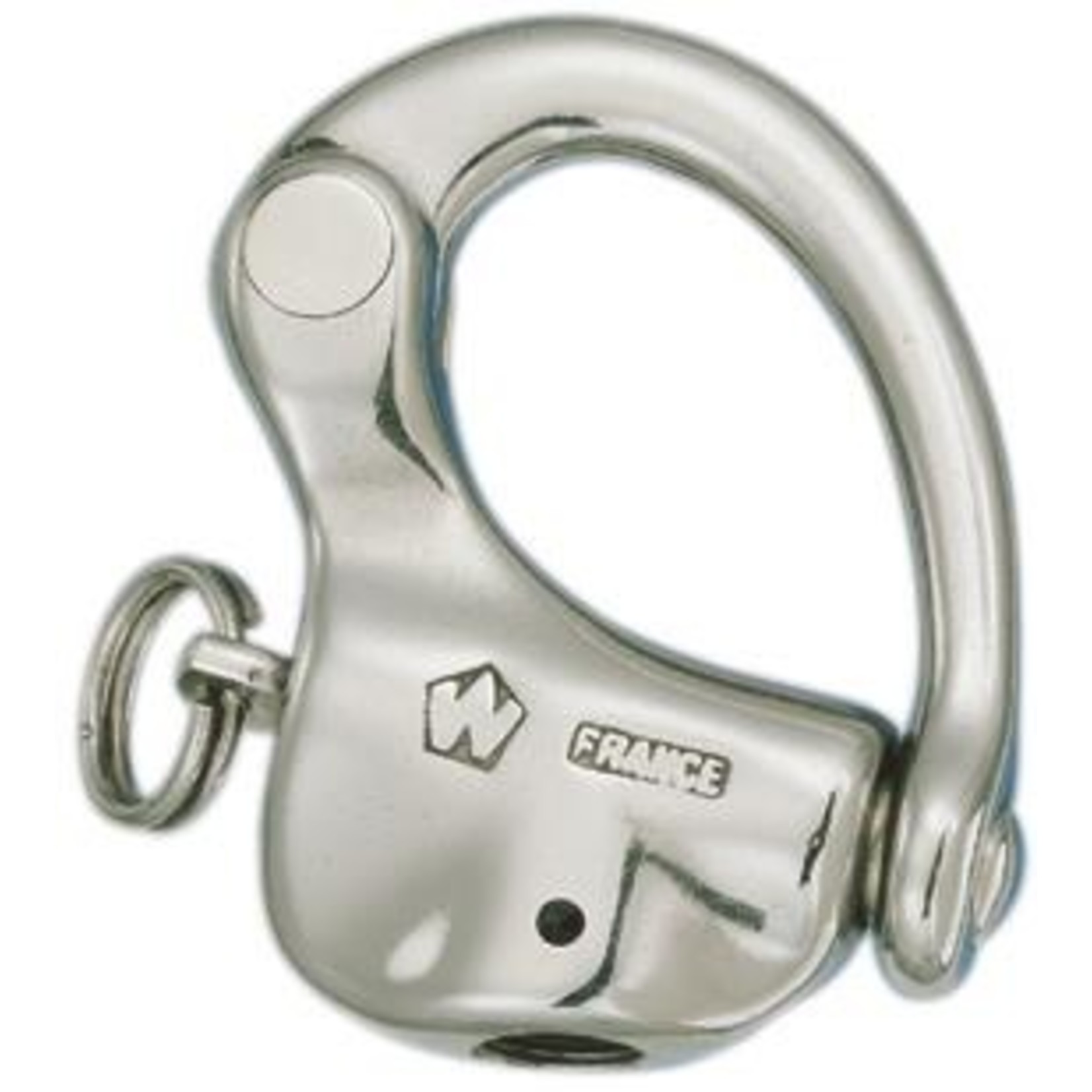Wichard HR snap shackle - Without swivel - Length: 45 mm - Female thread M7*75